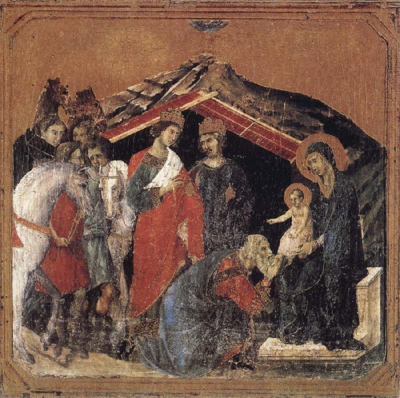 Adoration of the Magi, Duccio di Buoninsegna